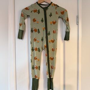 Angel Dear BBQ Two Way Zip Convertible Romper